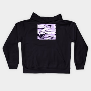 Marble color purple Kids Hoodie